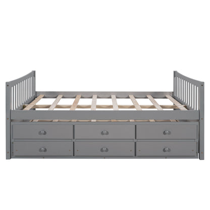 Twin Size Daybed With Trundle And Drawers