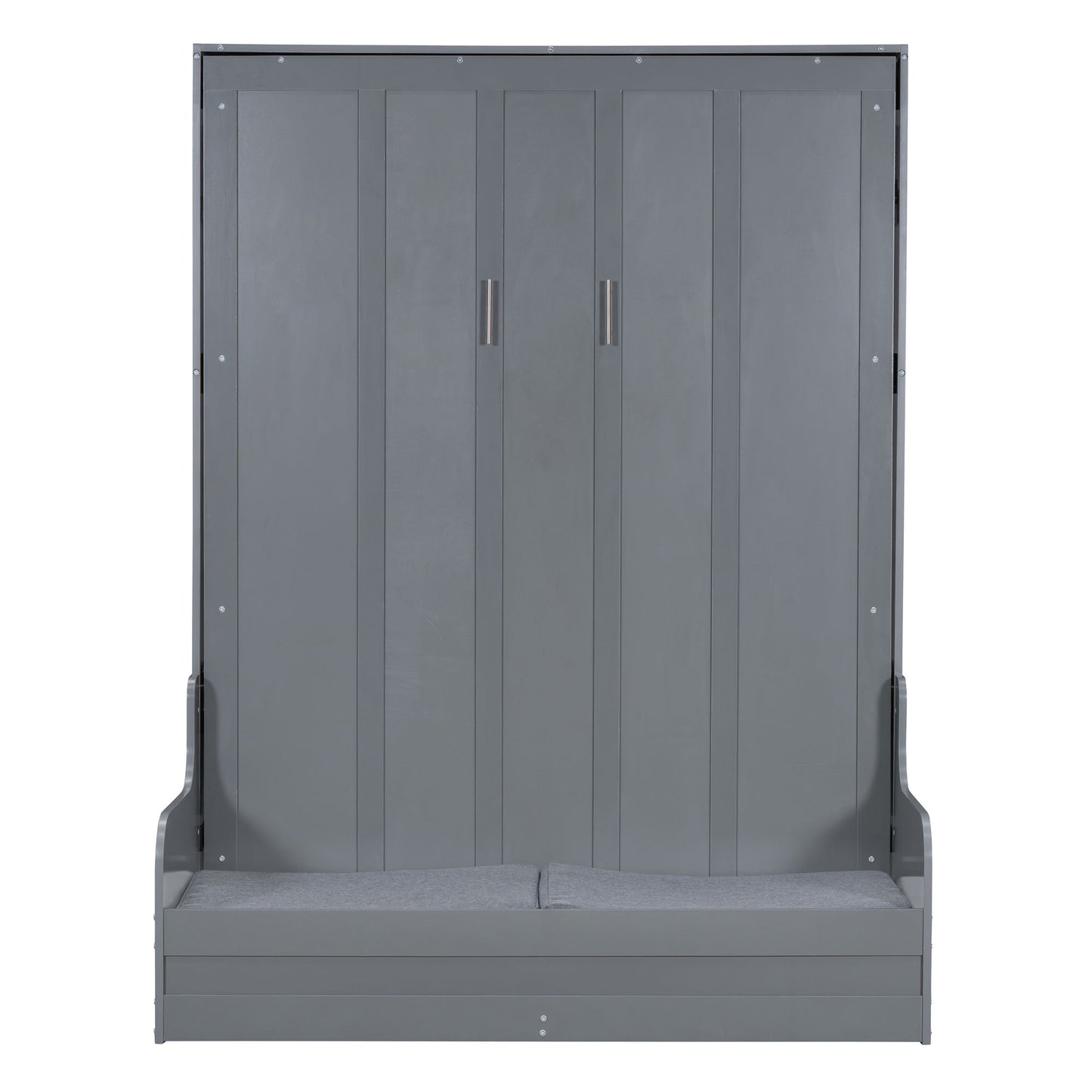 Murphy Wall Bed With Cushion, Space Saving Design, And Construction