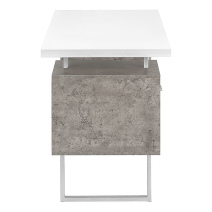 Computer Desk For Home Office, Laptop, Left, Right Set - Up, Storage Drawers, Contemporary & Modern