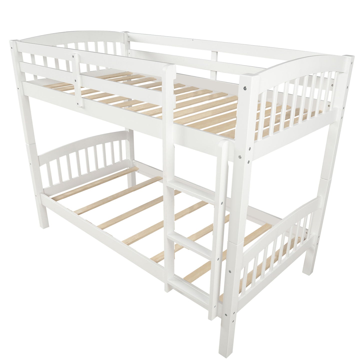 Solid Construction Bunk Bed With Ladder