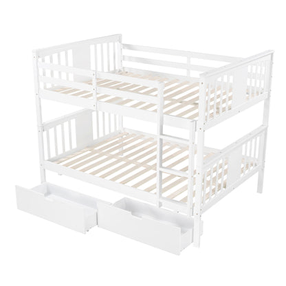 Bunk Bed With Ladder For Bedroom, Guest Room Furniture