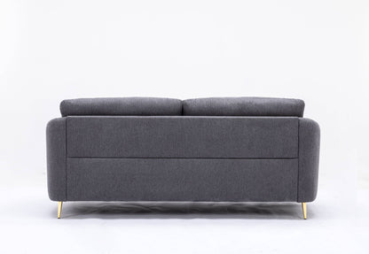 Yuina - Linen Sofa - Gray