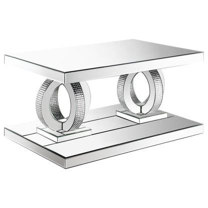 Breena - Mirrored Coffee Table Set