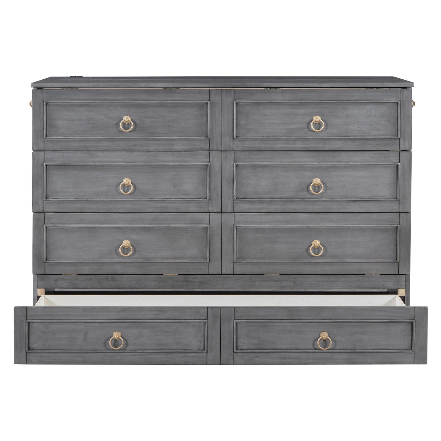 Murphy Bed With Large Drawers And Stylish Design