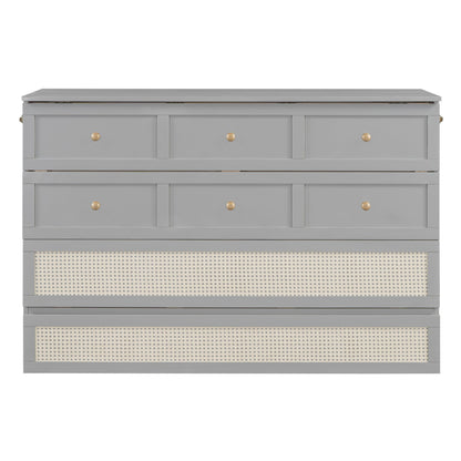 Murphy Bed With Large Drawers, Space Saving Design