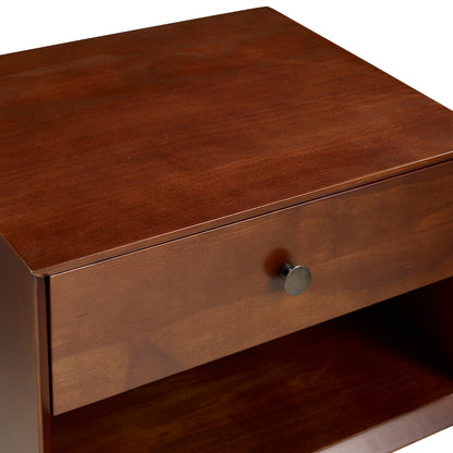 Mid Century Modern Single Drawer Nightstand