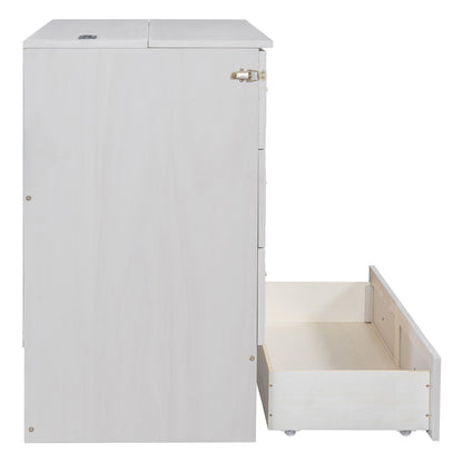 Murphy Bed With Large Drawers And Stylish Design