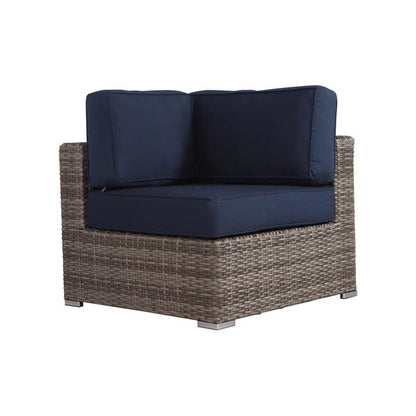 Stylish Rattan Wicker Person Seating Group With Premium Sunbrella Cushions Perfect For Outdoor Entertaining