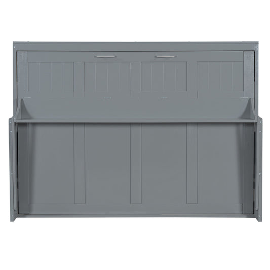 Murphy Bed With Hydraulic Lift & Desk Design