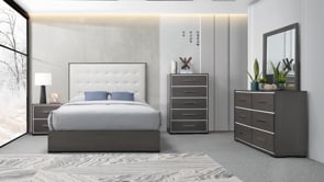 Sharpe - Twin Headboard - Dark Gray